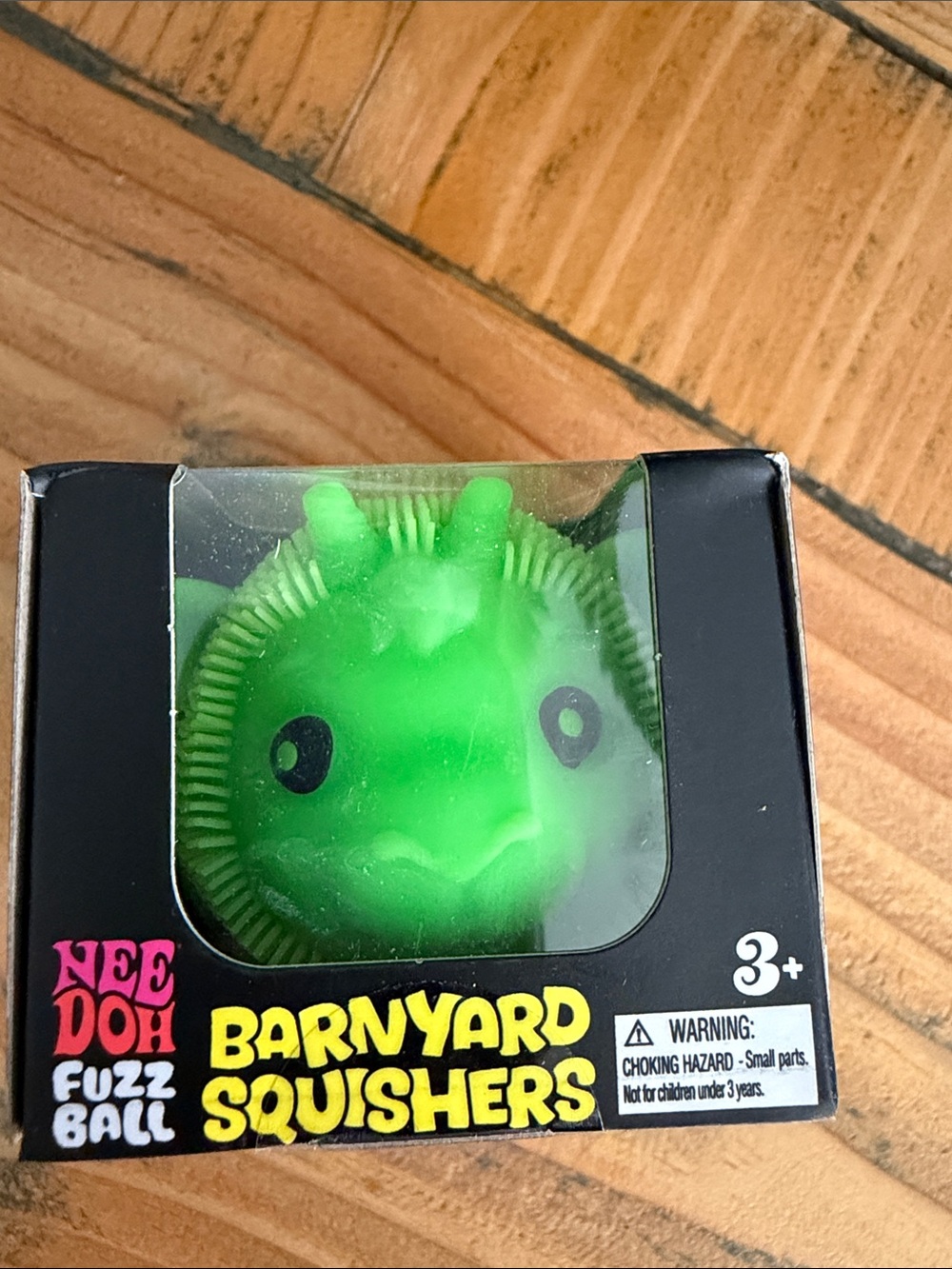Nee Doh Barnyard Squishers Fuzz Ball - Neon Green Authentic *New release*